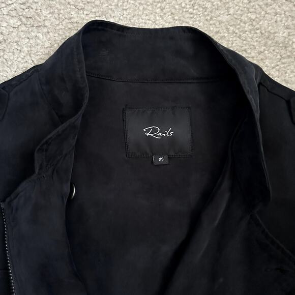 Rails Black Minimalist Contemporary Miles Utility Jacket Size XS - Picture 6 of 12